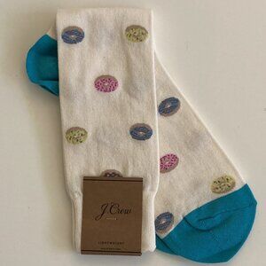J. Crew donut socks (NWT)